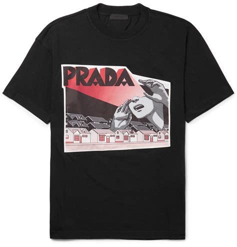 prada graphic tee.